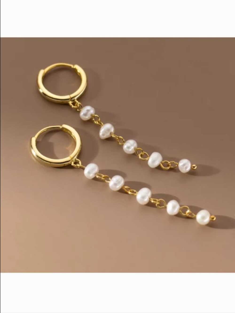 Anthropologie Freshwater Pearl Earrings